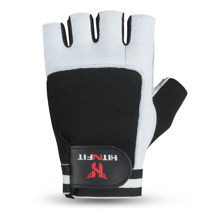 Premium Leather Weightlifting Gloves