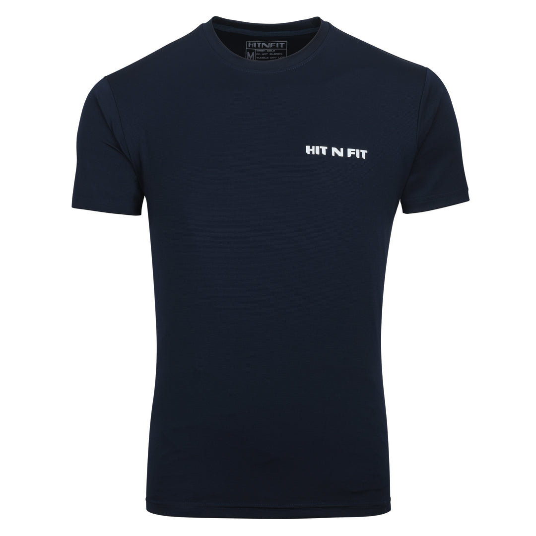 HIT N FIT Black Dri-Fit T-Shirt