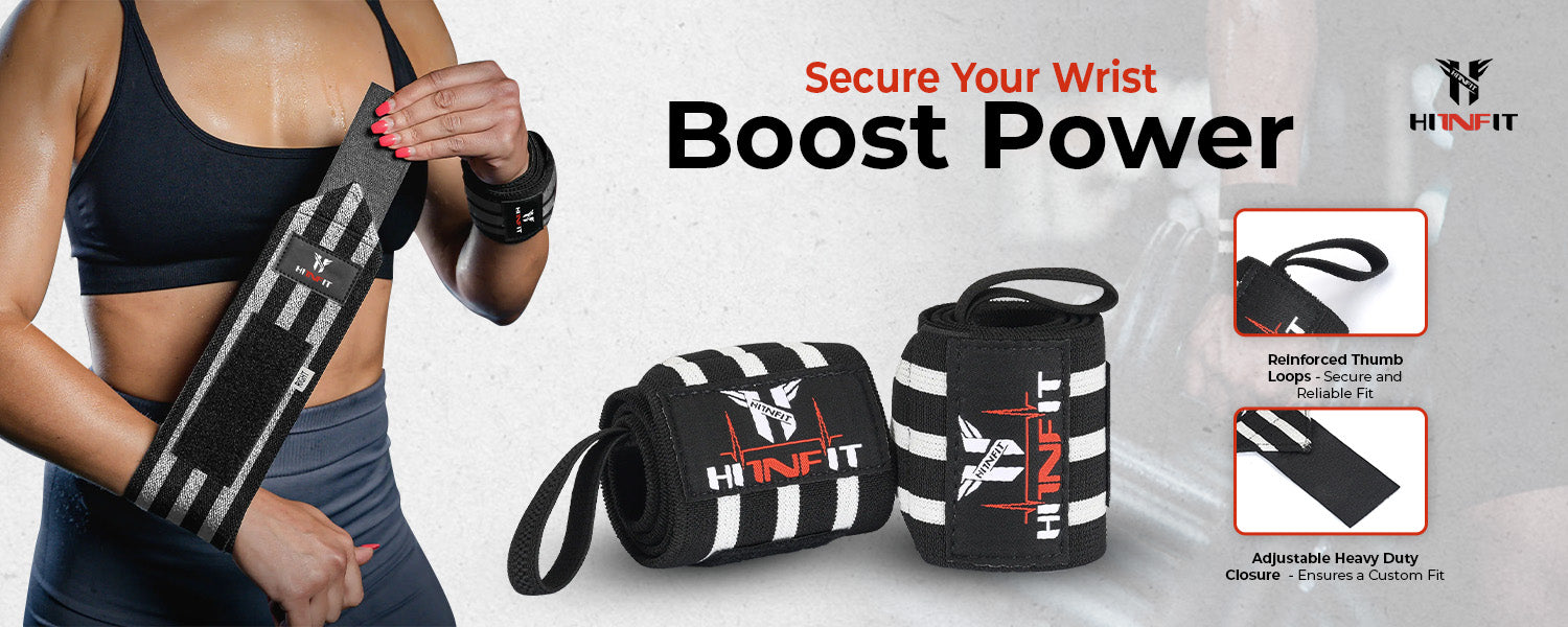 Hit n Fit Weight Lifting Wrist Straps