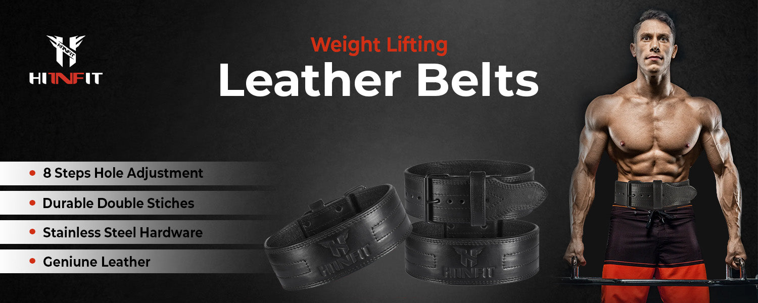 Hit n Fit Weight Lifting Leather Belts