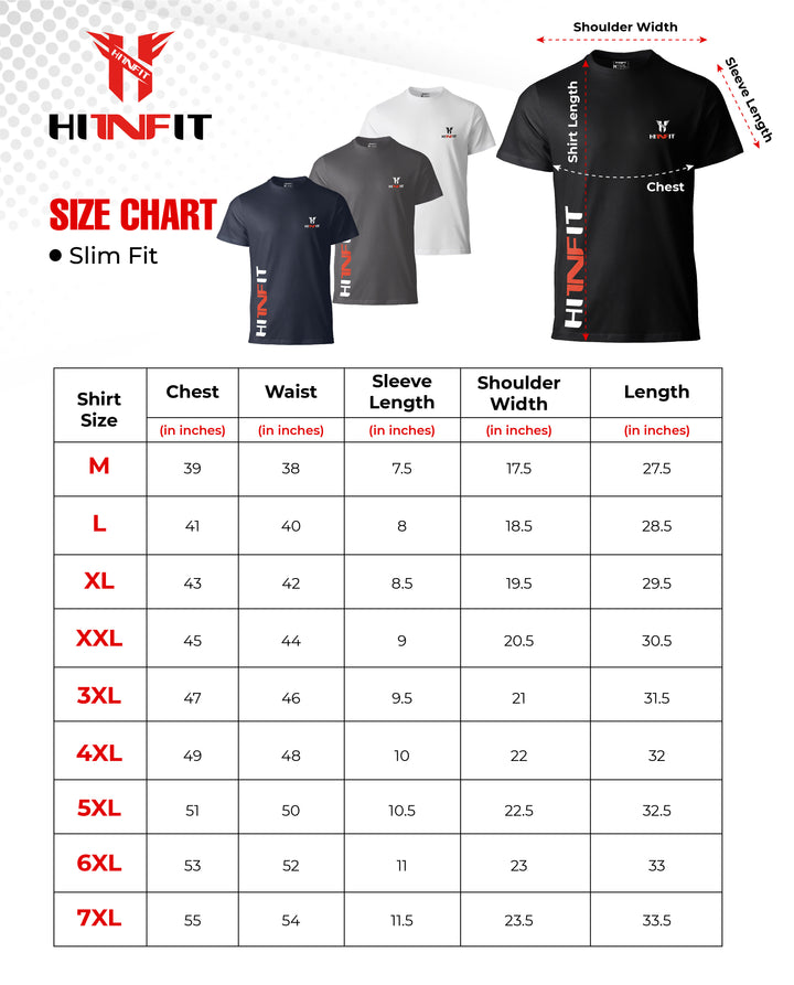 HIT N FIT Black Dri-Fit T-Shirt